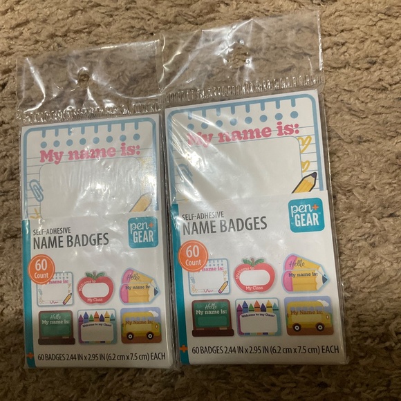 Pen+Gear Self-Adhesive Name Badges - Picture 3 of 4